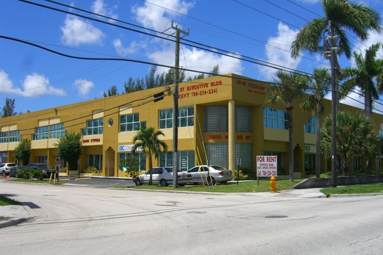The offices at 9300 Northwest 25th Street in Doral