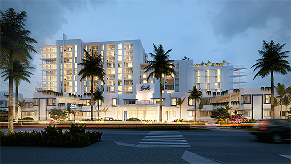 Exterior of the Gale Fort Lauderdale