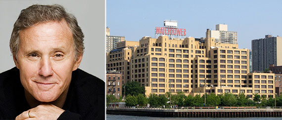 From left: Ian Schrager and the Jehova's Witness Watchtower Complex in Dumbo