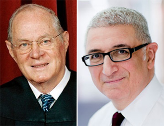 From left: Anthony Kennedy and Kenneth Fisher