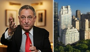 From left: Sandy Weill and 15 Central Park West