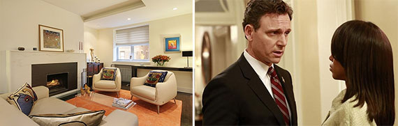 From left: 32 West 74th Street and Tony Goldwyn on "Scandal"