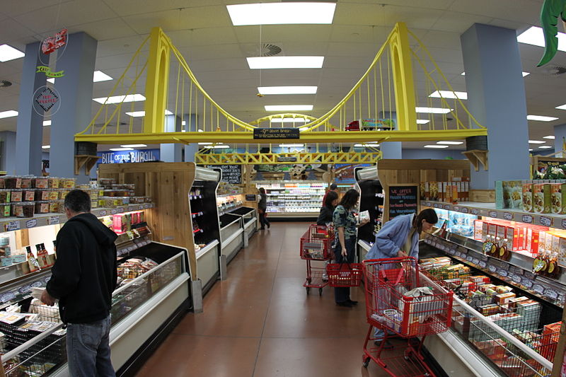 The interior of a Trader Joe's in East Liberty, Pittsburgh (Credit: David Fulmer)