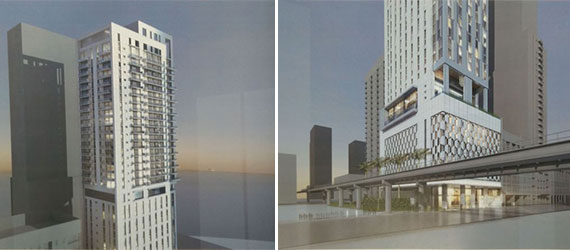 Renderings for the Yotel Hotel in Miami (Credit: The Next Miami)