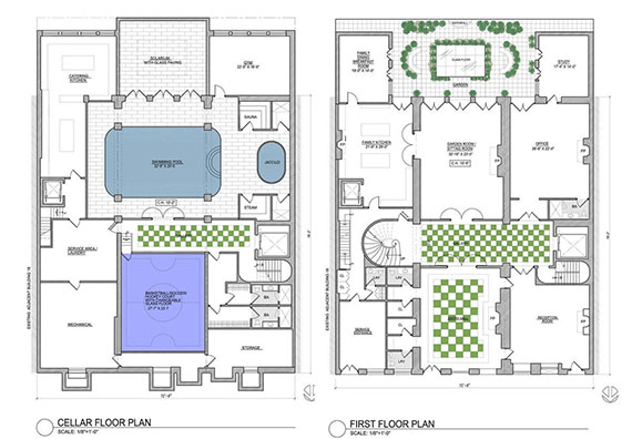 Possible floor plan for 12-16 East 62nd Street