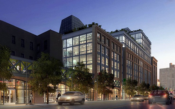 Rendering of the condo conversion of Essex Market on the Lower East Side (Credit: GF55 Partners)
