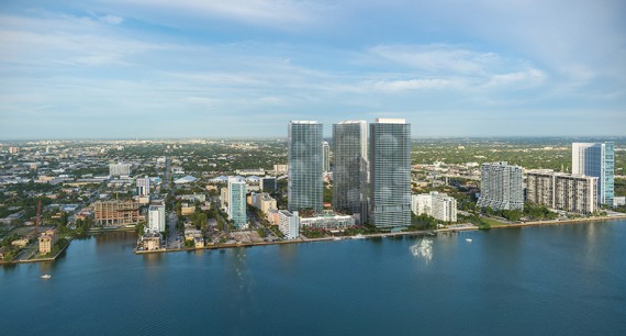 A rendering of the Paraiso complex in Edgewater