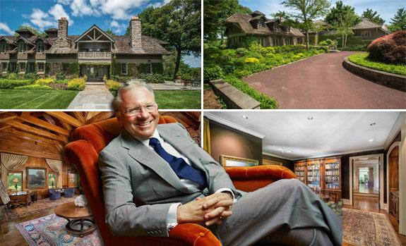 Thomas Peterffy and his estate in Greenwich, Conn. <em>(Photos by Steven Rossi)</em>