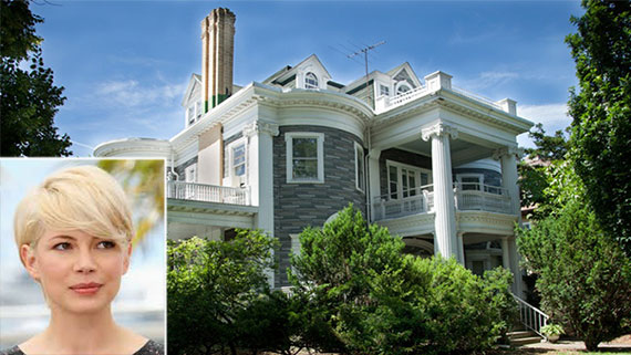 Michelle Williams and her new mansion in Ditmas Park, Brooklyn