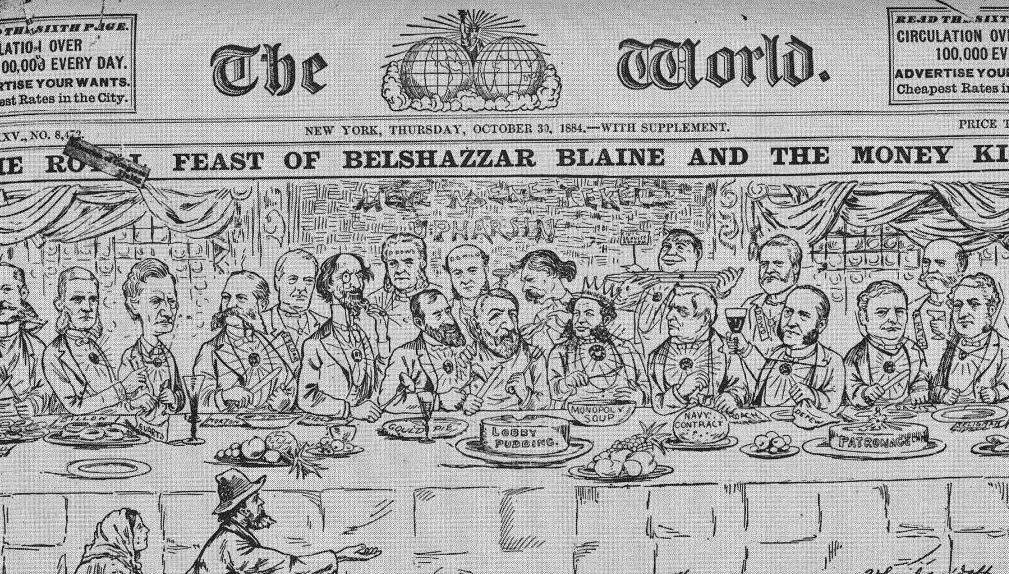 A cover of Joseph Pulitzer's The New York World newspaper