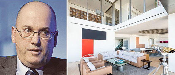 Steve Cohen and his One Beacon Court penthouse in Midtown East