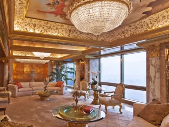 trumps-penthouse-has-a-gold-and-diamond-covered-door-an-indoor-fountain-a-painted-ceiling-and-an-ornate-chandelier