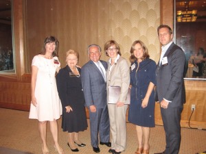 From left: Barbara Tria, Marti Mang, Eddie Avila, Jane Tompkins, Marina Foglia and Brent Reynolds at the event on Wednesday