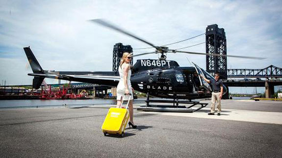 A Hamptons helicopter