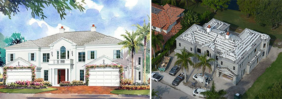 The home at 1301 Thatch Palm Drive in Boca Raton