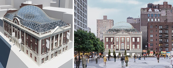 Renderings of 44 Union Square (credit: BKSK Architects)