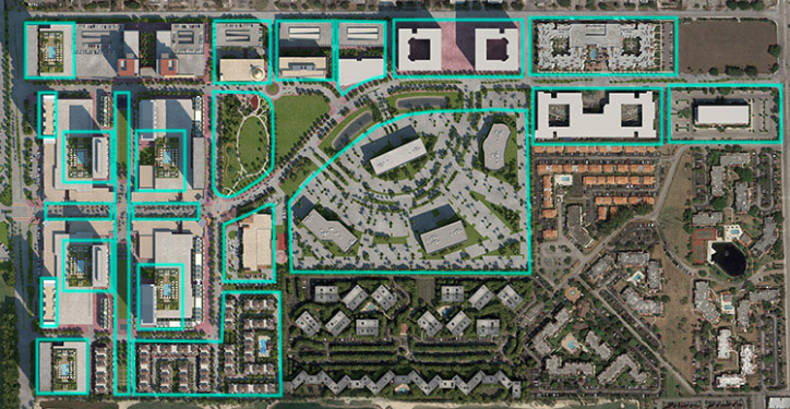 Map of Downtown Doral