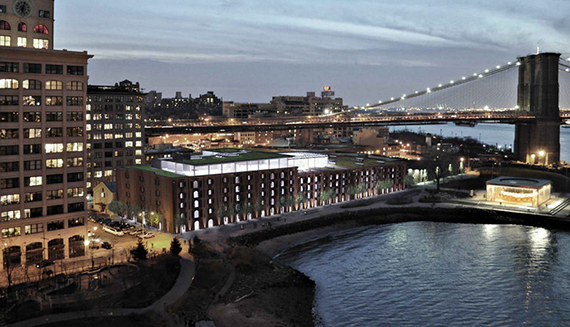 Rendering of the Empire Stores conversion in Dumbo