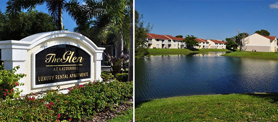 The Glen at Lauderhill rental community, located at 2360 Northwest 56th Avenue