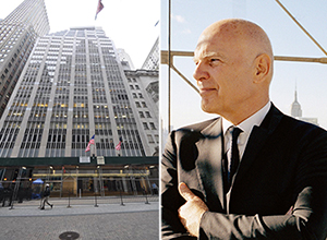 From left: 20 Broad Street in the Financial District and Vornado chairman Steven Roth
