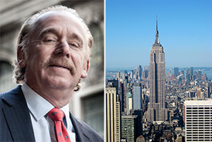 From left: James Kuhn (credit: STUDIO SCRIVO) and the Empire State Building in Midtown