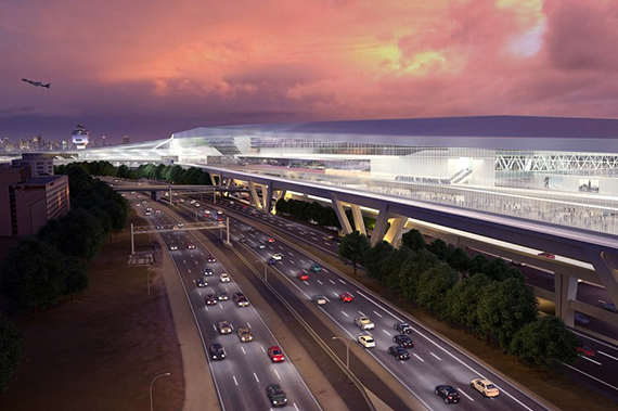 Rendering of the renovated LaGuardia Airport (credit: Office of the Governor)
