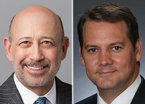 From left: Goldman Sachs CEO Lloyd Blankfein and Moody National CEO Brett Moody