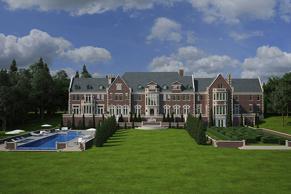 Rendering of the renovated 98-acre property in Mount Kisco, N.Y. (credit: Twin Oaks)