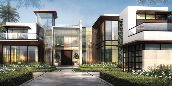 A rendering of 6440 North Bay Road in Miami Beach