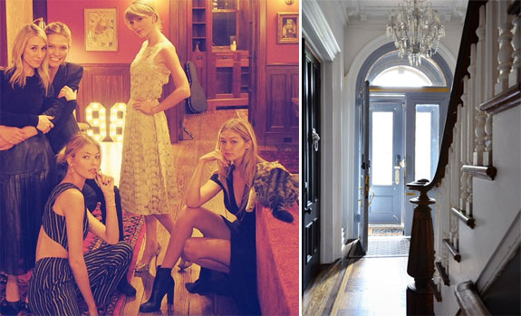 Taylor Swift's squad and one of Bed Stuy's most beautiful homes