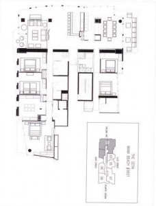 A floor plan for unit 3601