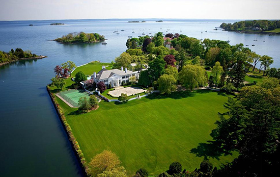 Donald and Ivana Trump's former home in Greenwich, Conn.