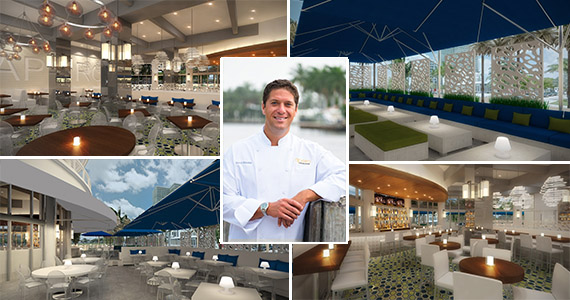 Renderings of Apeiro and Executive Chef David Blonsky