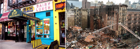 B&amp;H Dairy and the aftermath of the East Village explosion