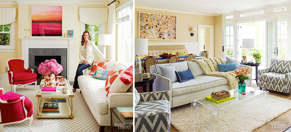 Brooke Shields and her Hamptons home (Photo credit: Eric Piasecki for Better Homes and Gardens)