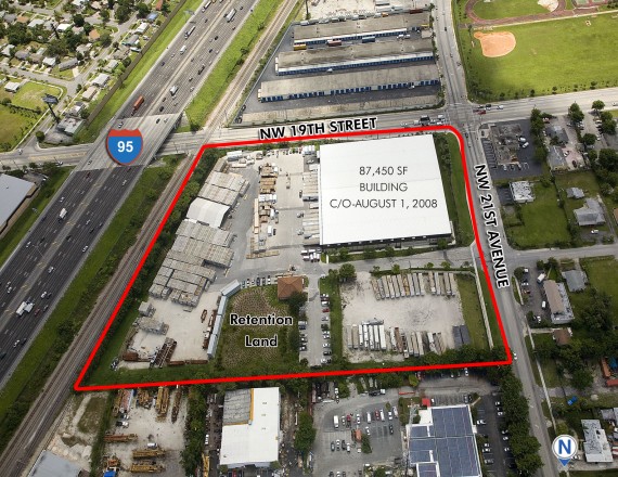 The industrial property at 1900 Northwest 21st Avenue in Fort Lauderdale