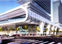 Miami Brightline station rendering