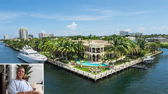 David J. and Jeanine Stern's estate in Fort Lauderdale.