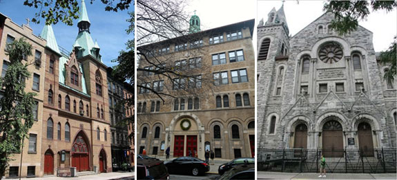 St. Elizabeth of Hungary at 211 East 83rd Street, St. Stephen of Hungary at 414 East 82nd Street and Holy Rosary, at 444 East 119th Street