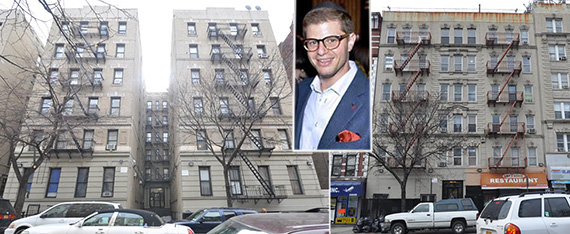 From left: 570 West 156th Street and 2228 Amsterdam Avenue (inset: Steven Vegh)