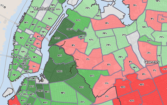 New York Price Per Square Foot 2004 to 2014