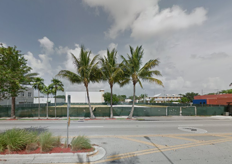 Planned site of the Hotel Morrison in Dania Beach