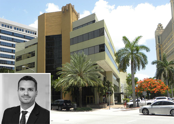 RelatedISG International Realty president Alex Vidal and the firm's new office in Coral Gables