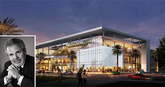 Rendering of 1212 Lincoln Road and Russell Galbut