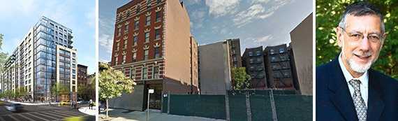 Rendering of 300 West 122nd Street, 111 East 115th Street and Rubin Schron