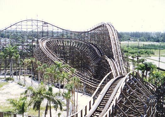 The Hurricane roller coaster closed in 2011. (Credit: thrillgeek.com)