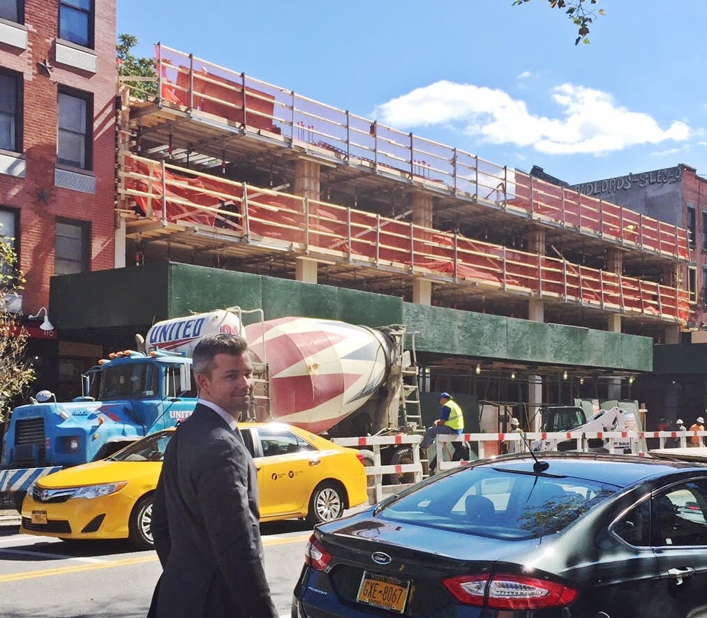 Ryan Serhant at 100 Avenue A in the East Village