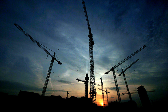 Construction cranes