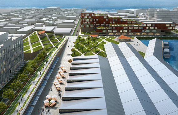 Rendering of Red Hook Innovation Studios in Brooklyn (credit: Raft Architects)