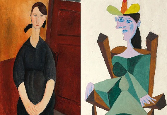 Art by Modigliani and Picasso to be auctioned at Sotheby's